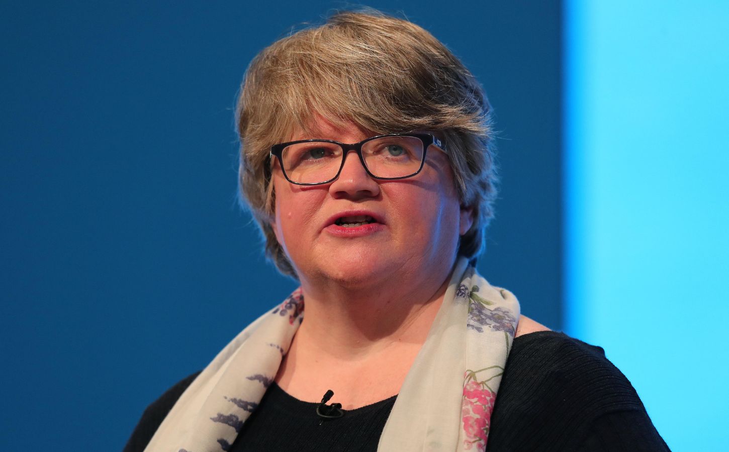 UK environment secretary Therese Coffey at the Conservative Party Conference 2023 in Manchester
