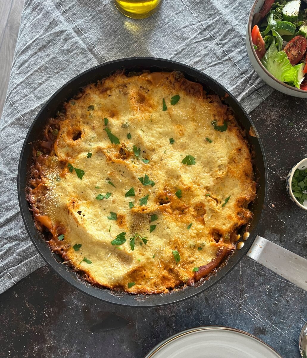 A vegan butternut squash lasagne