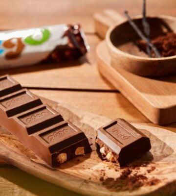 A dairy-free and vegan milk chocolate bar from Vego