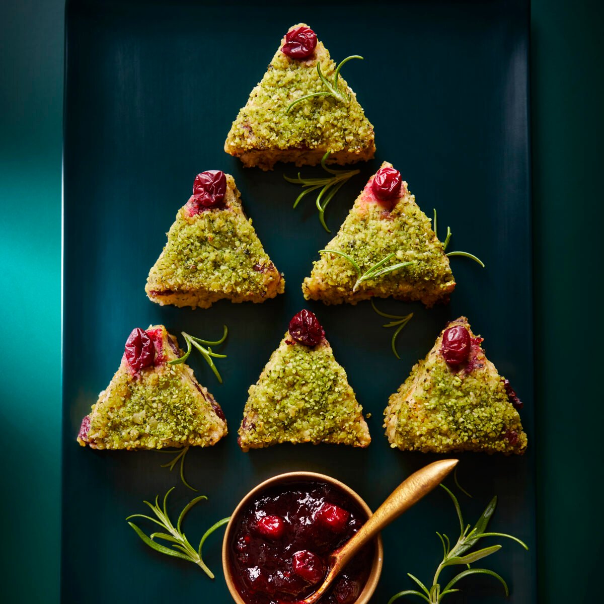 Vegan stuffing Christmas trees from Lidl