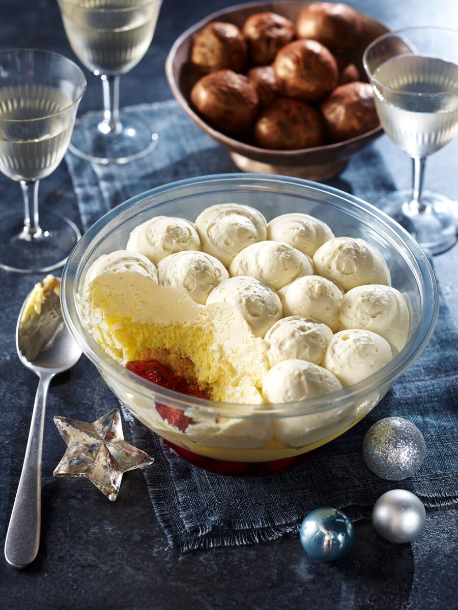 Photo of Asda strawberry trifle from Christmas range 2023