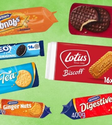 A selection of vegan-friendly biscuits you can find in the UK