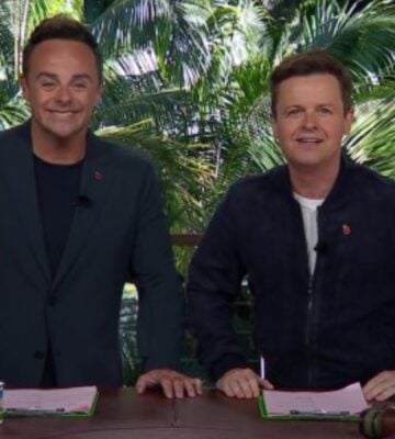 Ant and Dec presenting I'm A Celebrity... Get Me Out Of Here!, an ITV show that abuses a lot of animals