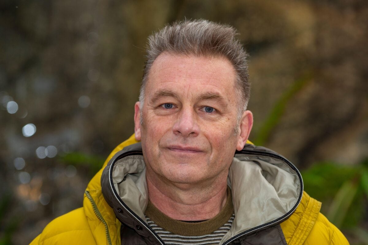 Close-up shot of presenter Chris Packham, who has criticized Ant and Dec over their appearance on I'm A Celebrity