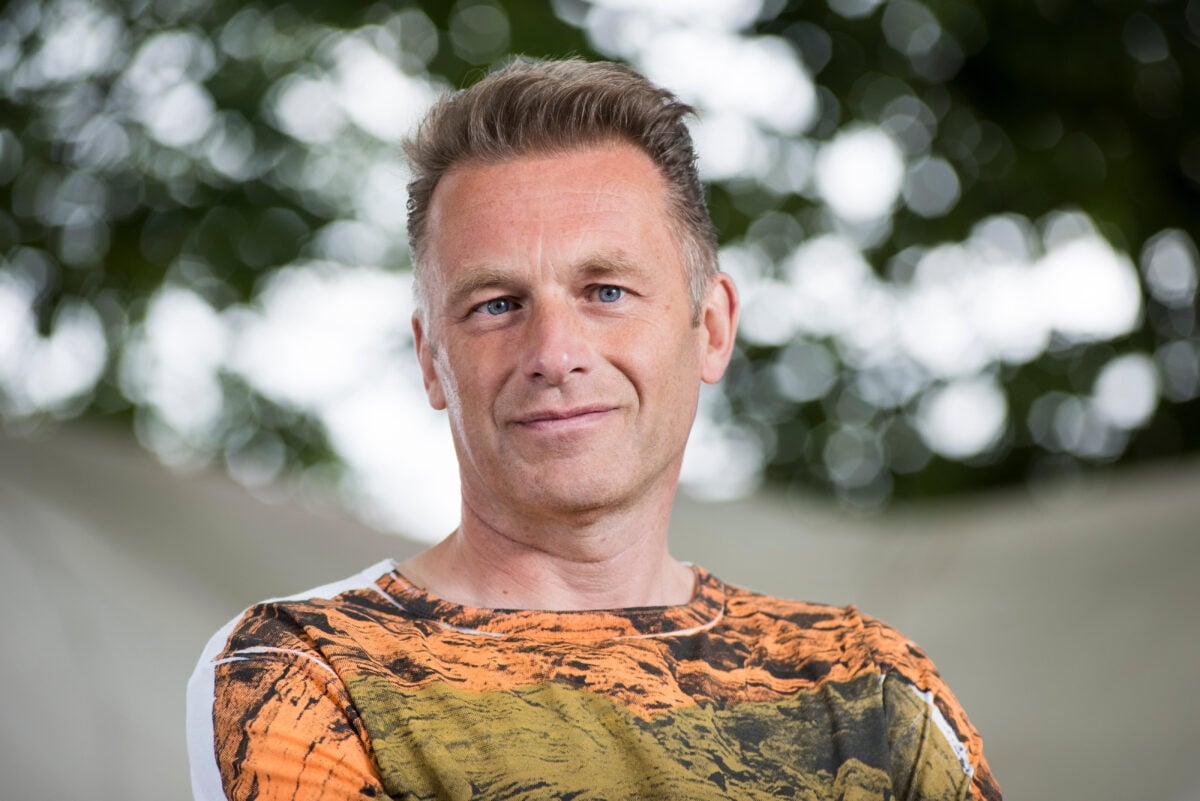 Vegan naturalist Chris Packham, who is appearing at Vegan Camp Out 2024