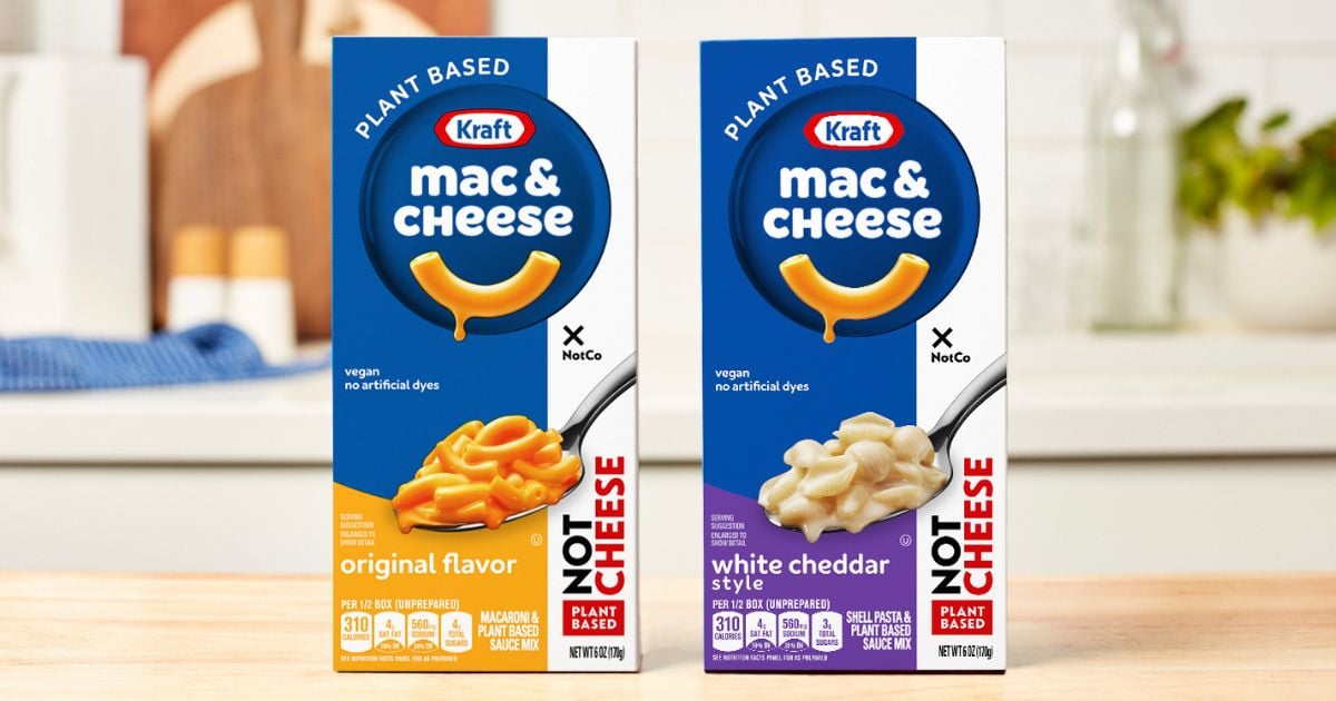 Kraft Unveils Vegan Version Of Iconic Mac And Cheese Boxes TrendRadars
