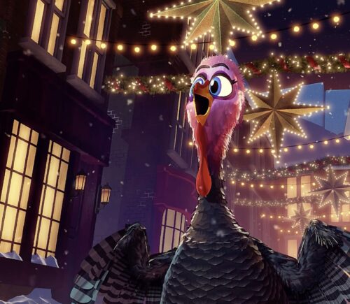 Tessa the turkey in new PETA Christmas ad