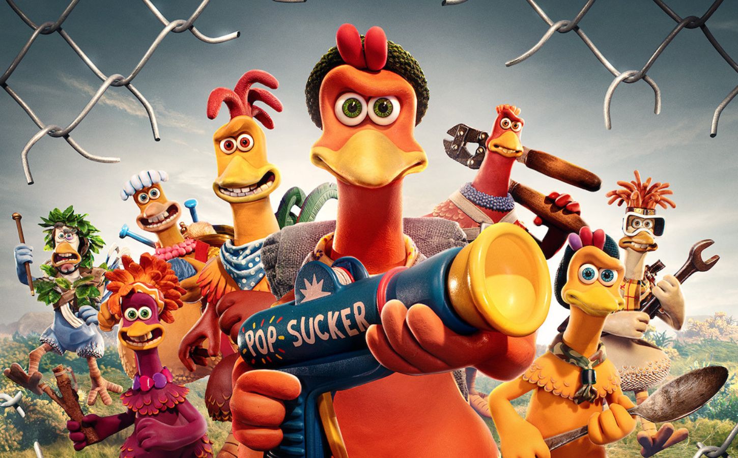 A promotional poster for Chicken Run 2