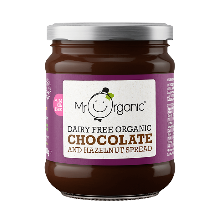 Mr Organic vegan dairy-free chocolate spread