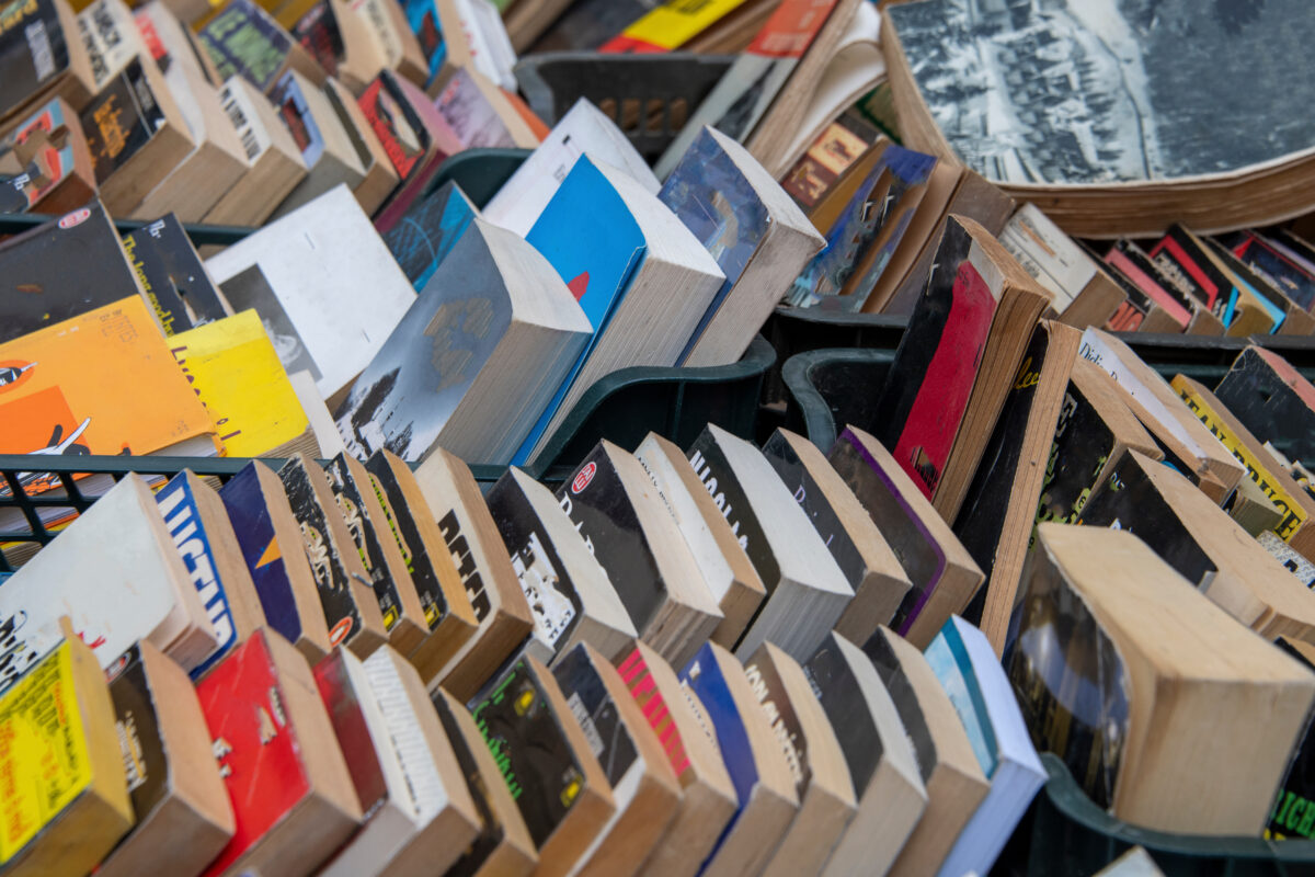Second-hand bookshop, perfect for sustainable Christmas gift shopping