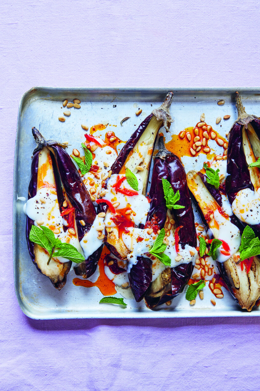 This Roasted Aubergine With Harissa Yogurt Is Sure To Impress