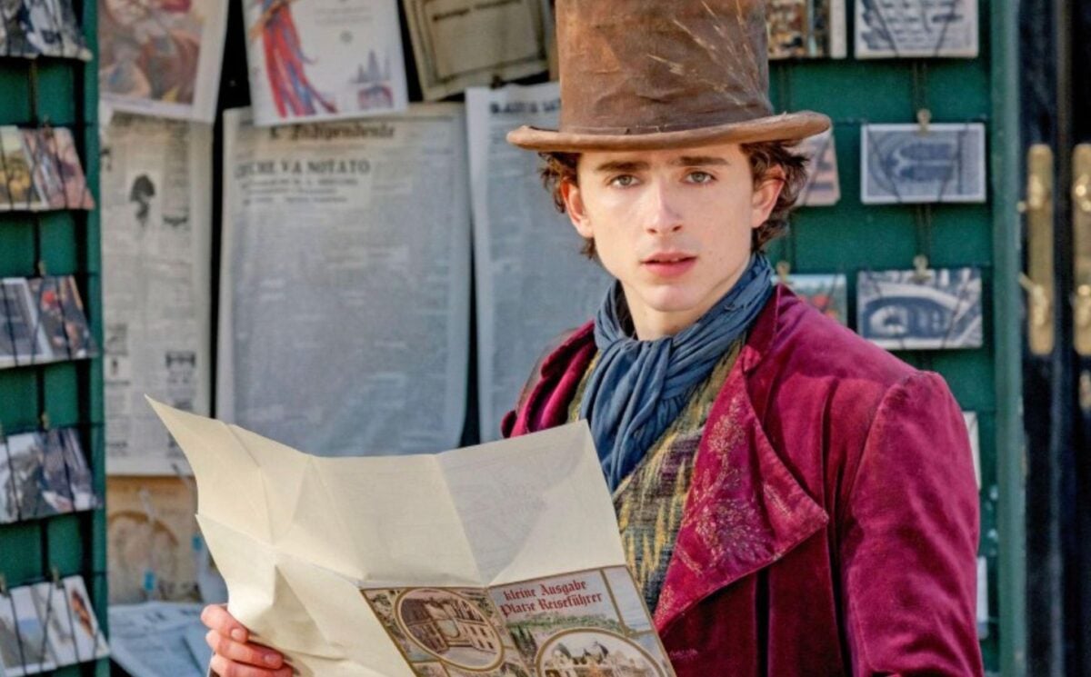 Timothee Chalamet as Wonka in a new prequel film, which will be preceded by a new vegan commercial