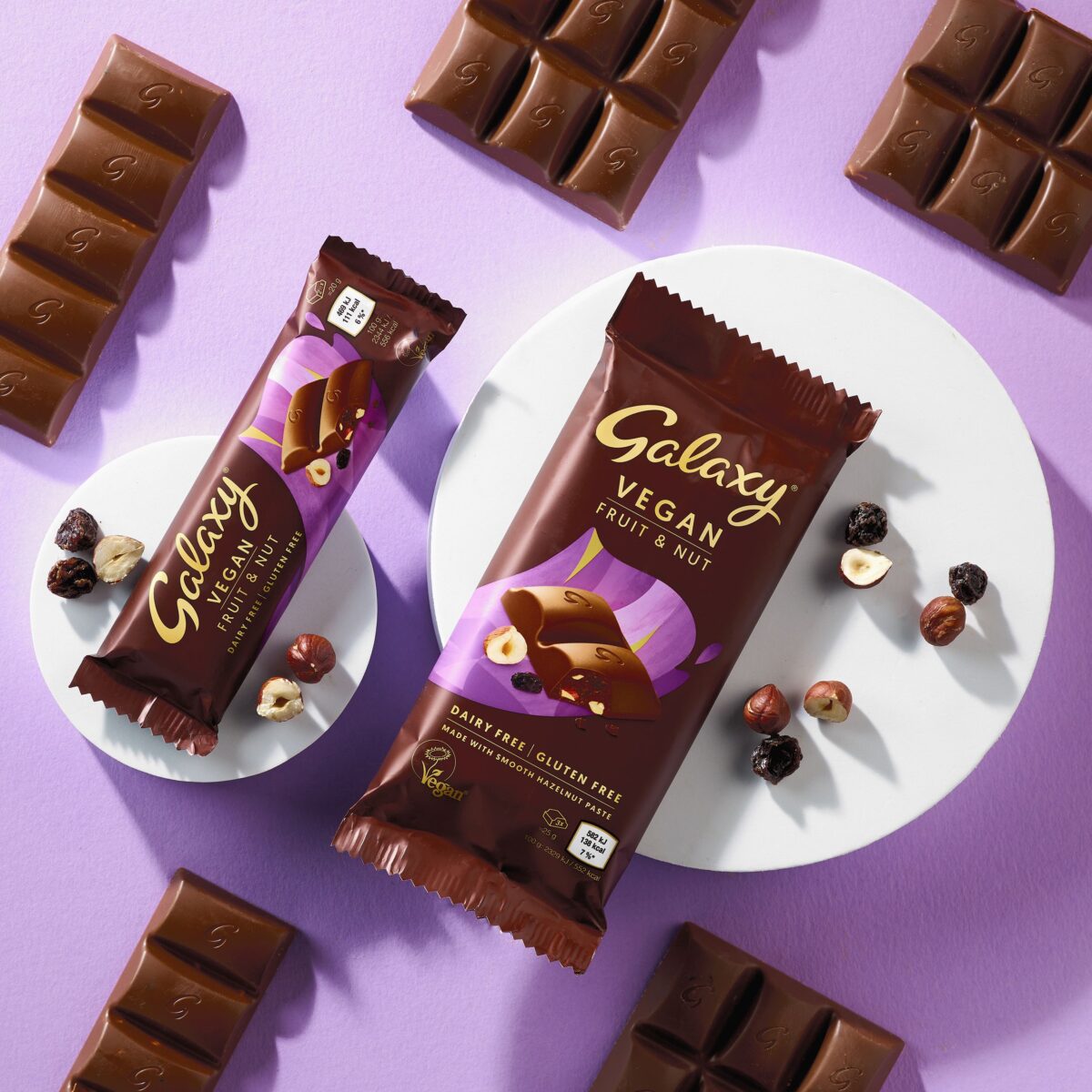 The new Galaxy Fruit and Nut bar launched in Veganuary 2024
