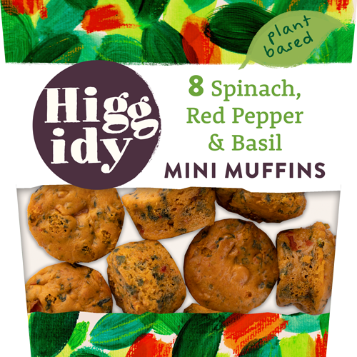 Higgidy mini muffins part of its 2024 Veganuary launches