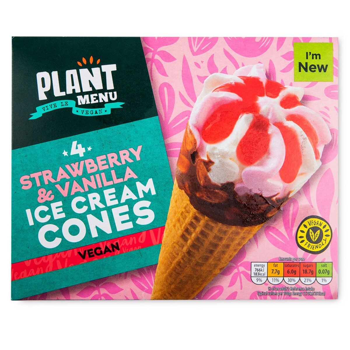 Ice cream cones from Aldi for Veganuary 2024