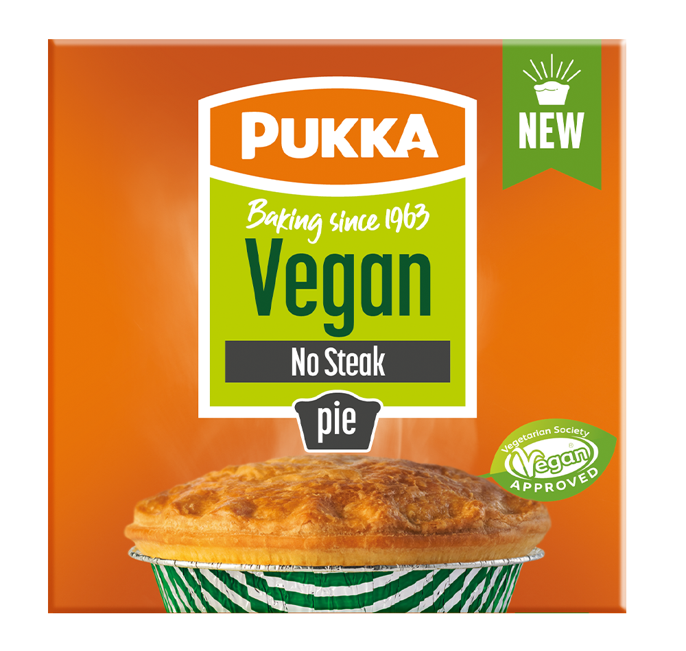 One of Pukka Pie's two new food launches for Veganuary 2024