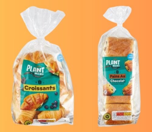Pain au chocolat and croissants at Aldi, a new launch for Veganuary 2024