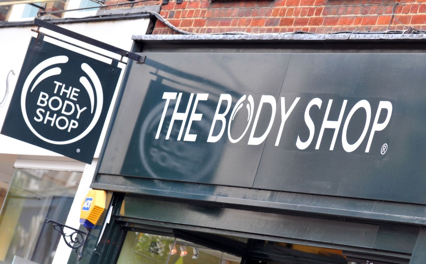The outside of vegan-friendly beauty brand The Body Shop