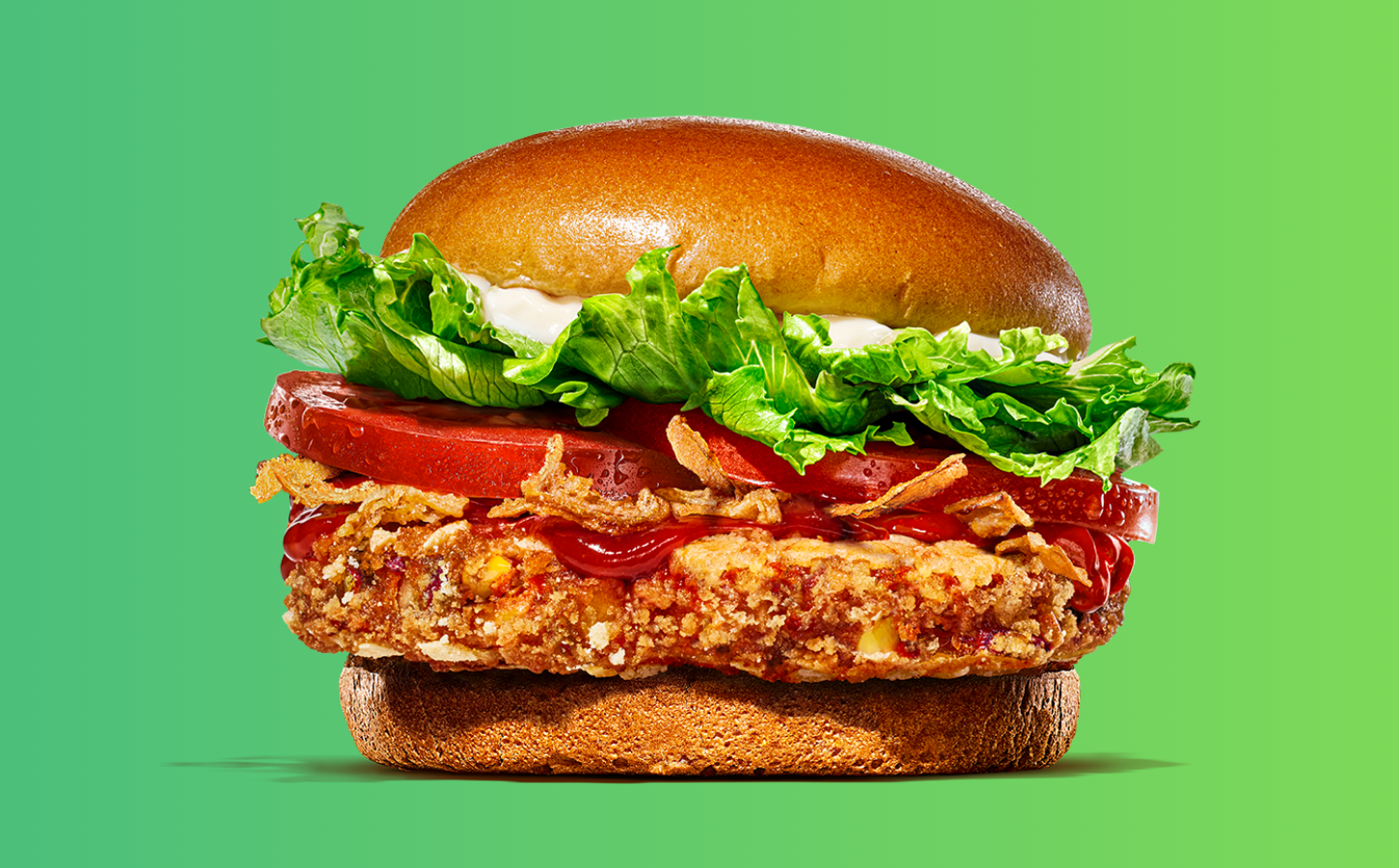 Burger King vegan bean burger for Veganuary 2024