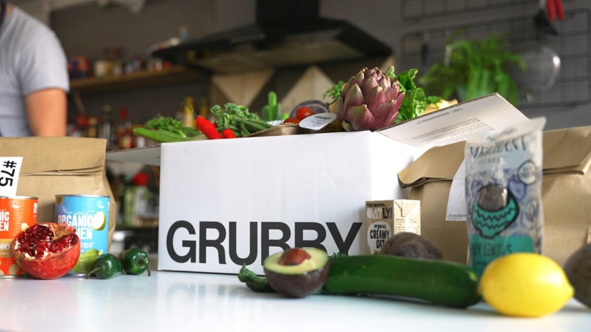 A vegan recipe box from Grubby