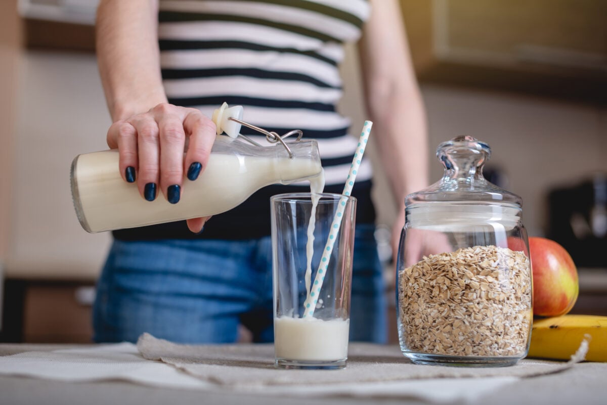 Making your own oat milk can be a cheaper way to enjoy the drink