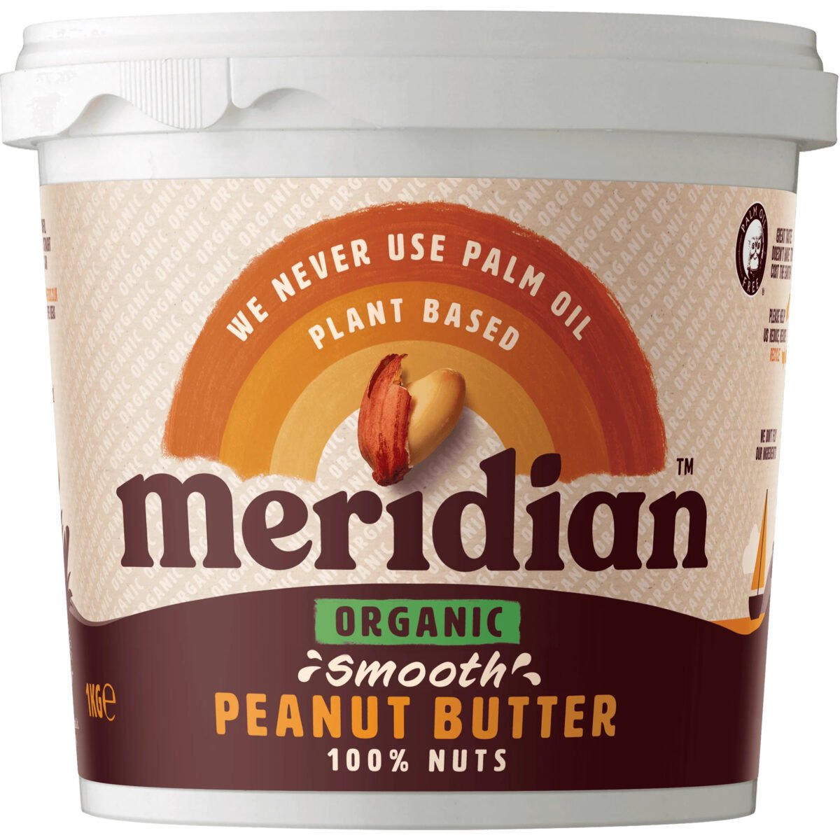Big tub of Meridian peanut butter