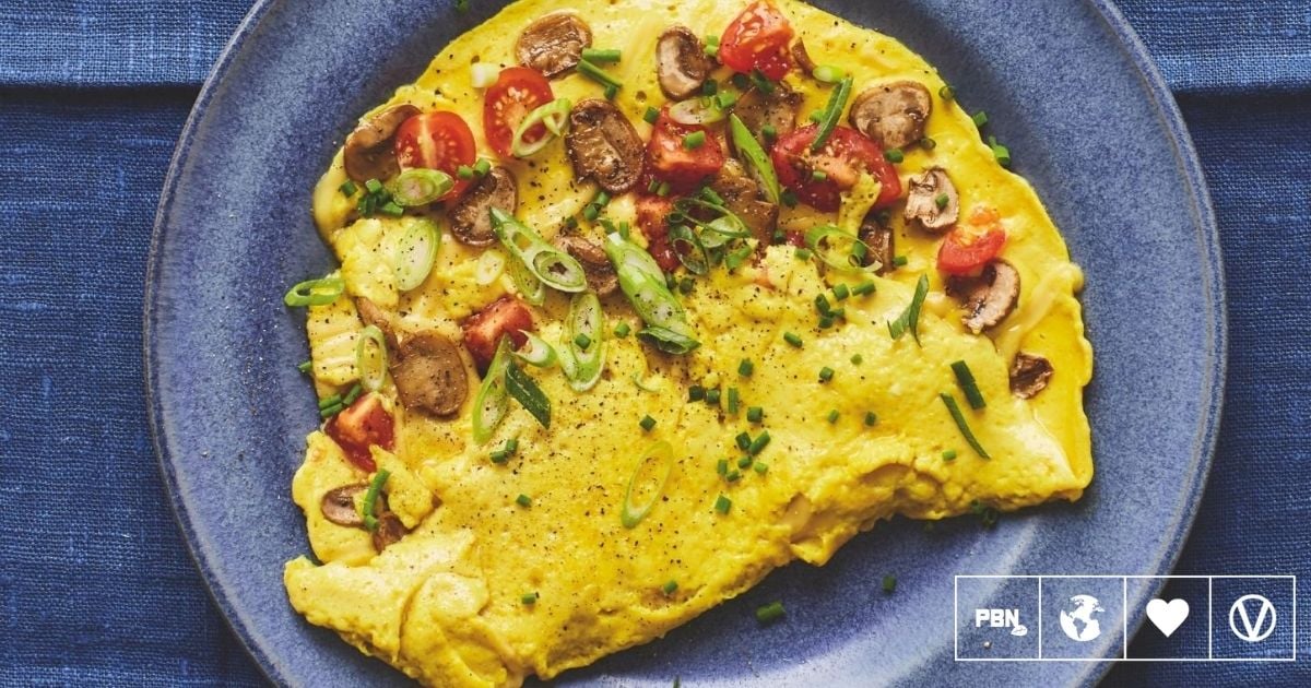 21 Of Your Favorite Recipes Made Vegan From Omelette To Duck Wraps   Plant Based News Omelette Recipes Social 