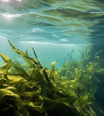 Seaweed in the ocean