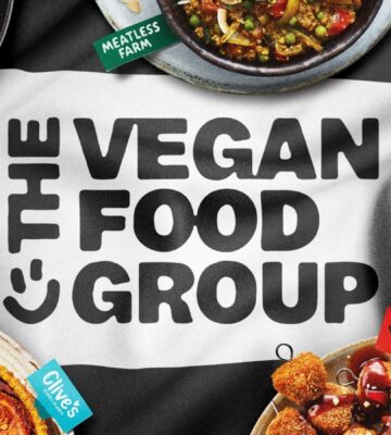 The Vegan Food Group logo, which has recently been rebranded from VFC Foods