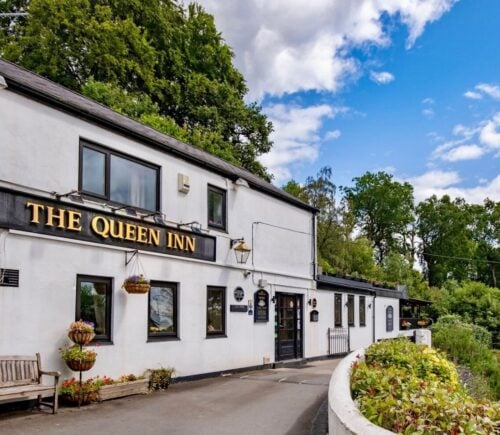 Welsh pub The Queen Inn, which has been named number one restaurant in Europe on Happy Cow