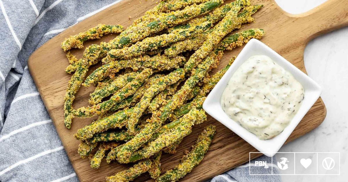How To Make These OilFree Crispy Green Bean Fries