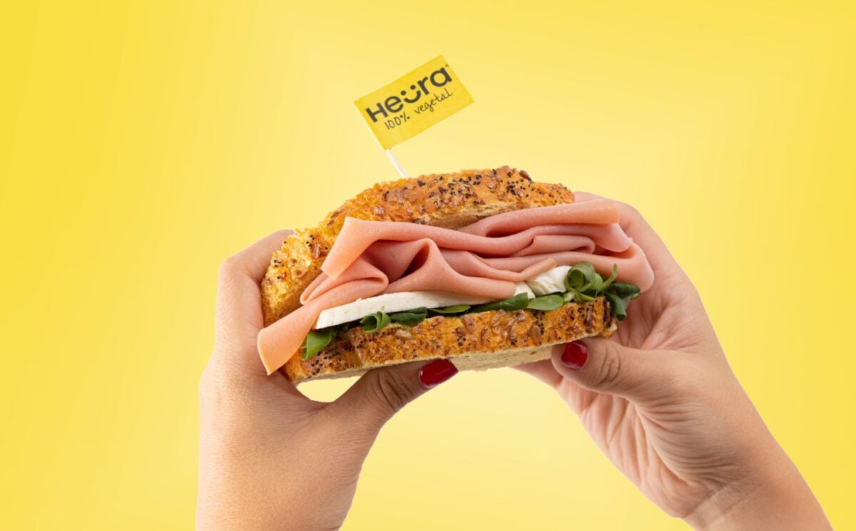 Vegan meat brand Heura's ham slices