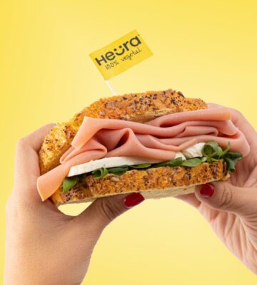 Vegan meat brand Heura's ham slices