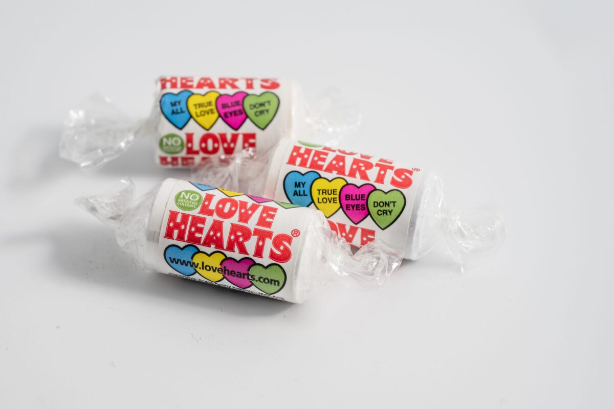 Love Hearts sweets