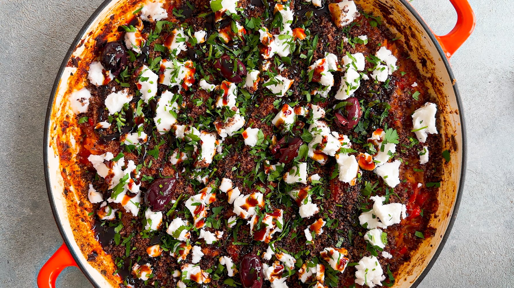 This Balsamic Tomato Baked Orzo Is A Perfect Date Night Dish