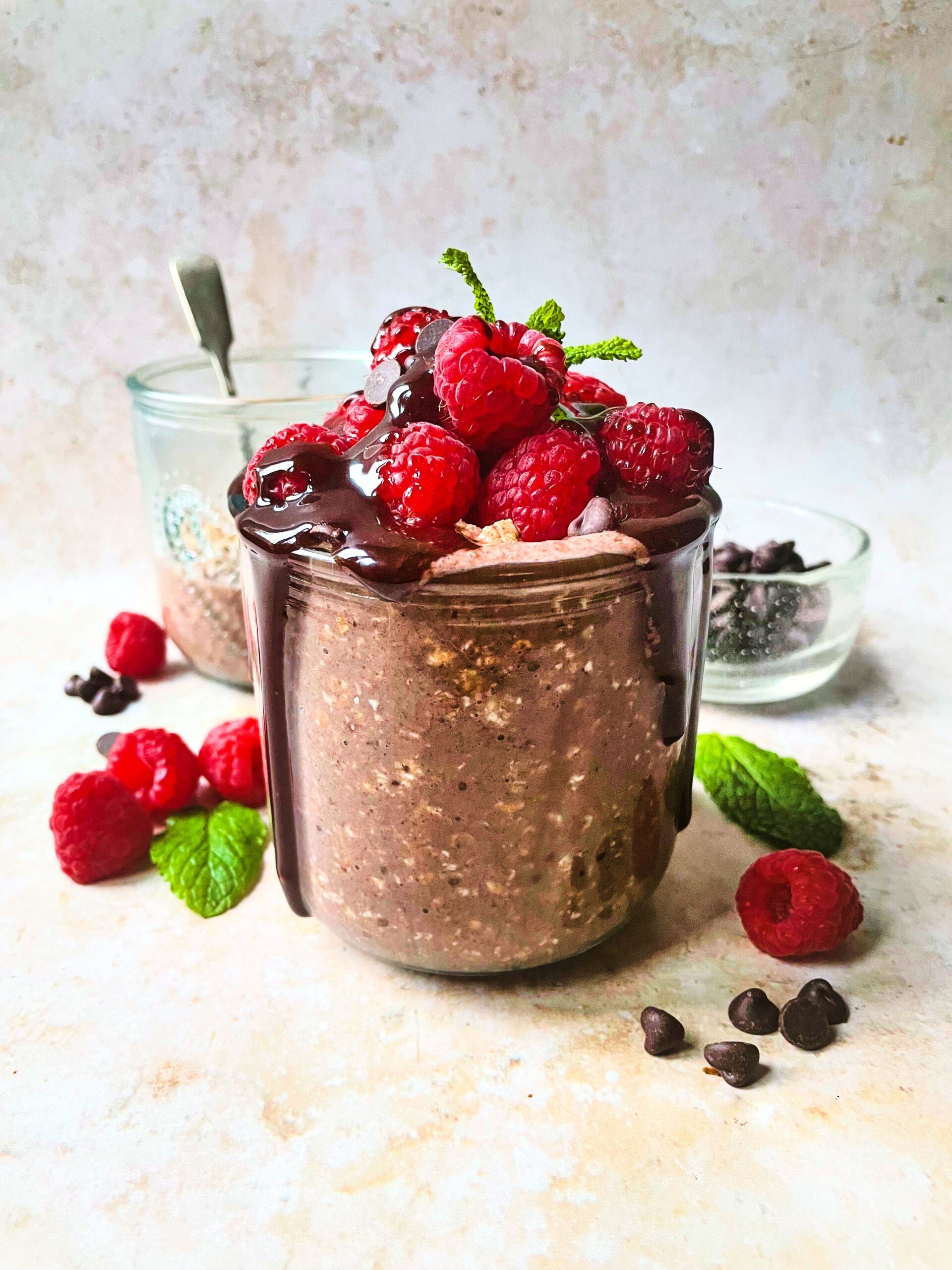 These Double Chocolate Overnight Oats Are A Luxurious Vegan Breakfast