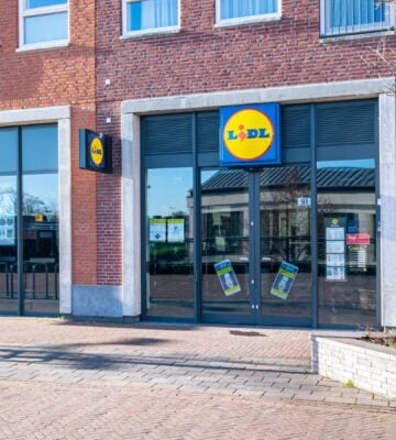 The outside of budget retailer Lidl in the Netherlands