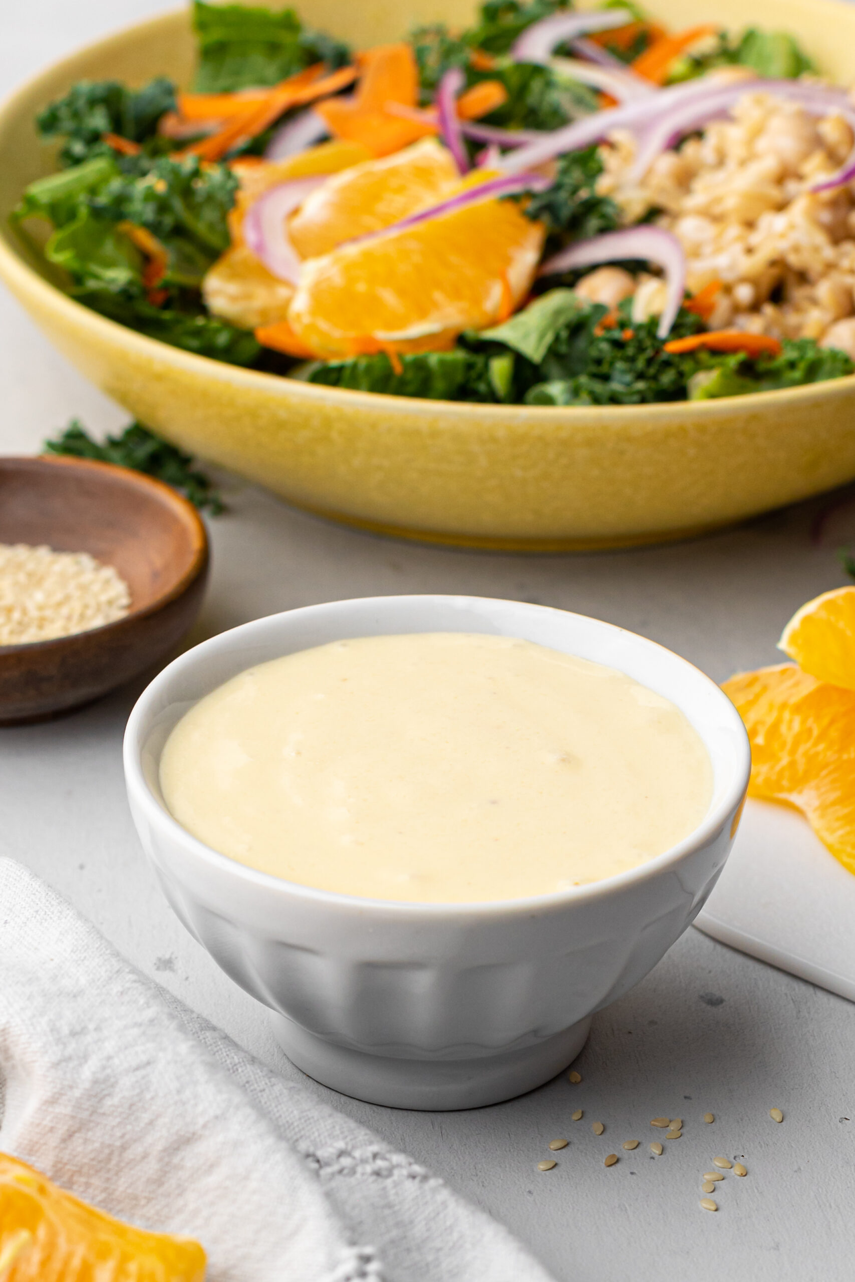 oil free orange salad dressing Oil-free orange vinaigrette - Sauces