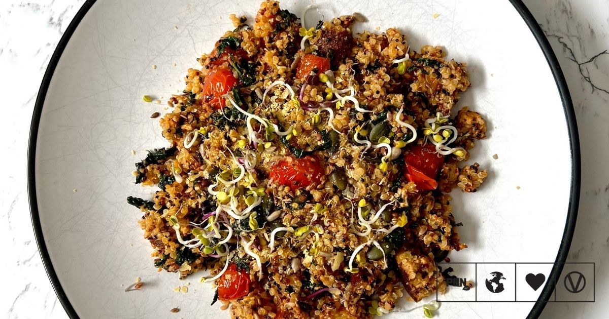 This Easy Quinoa Tofu Dish Is Ready In 20 Minutes