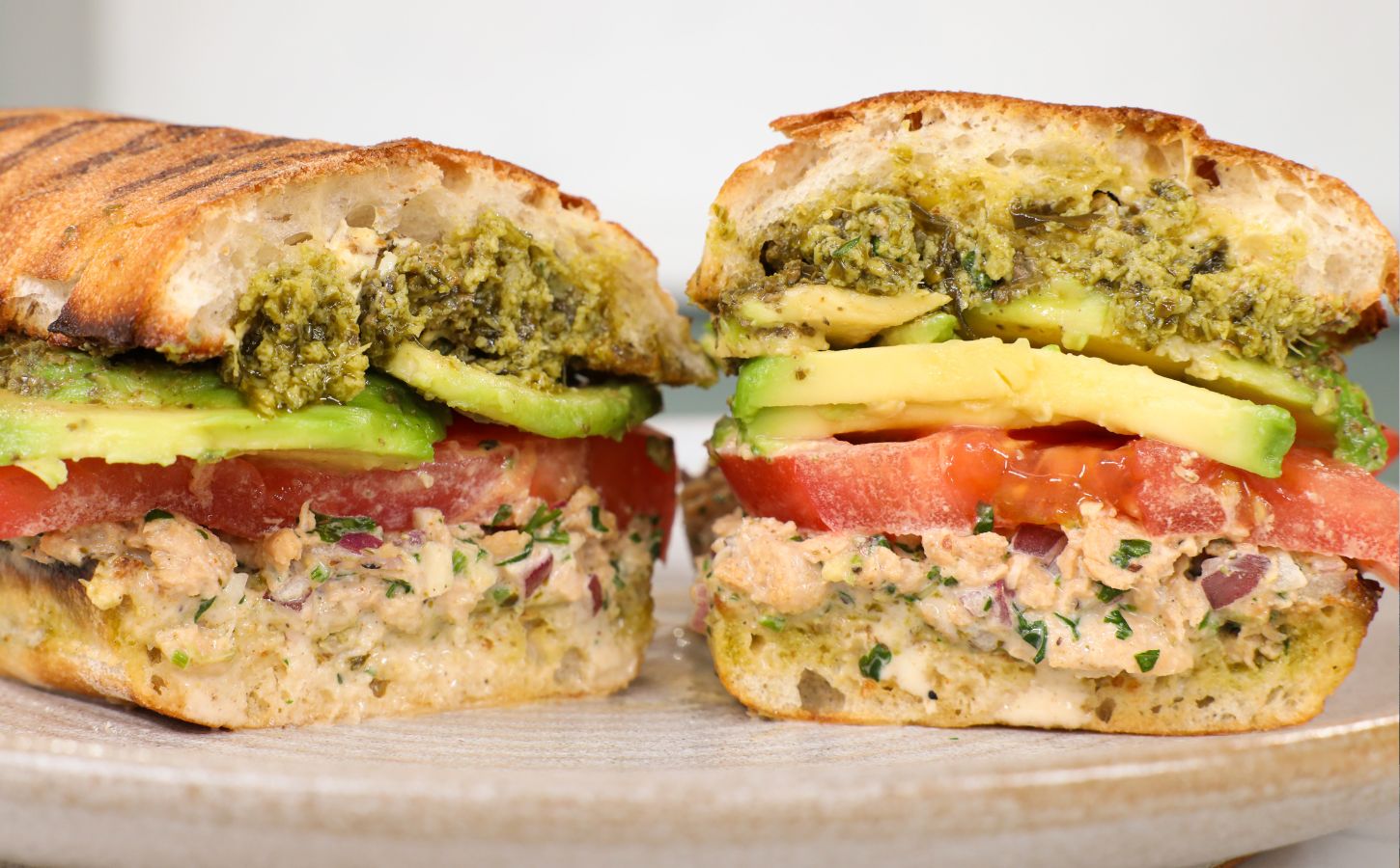 A vegan version of the Joe and the Juice Tunacado sandwich