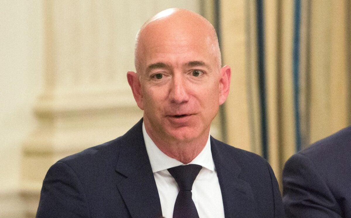 Photo shows Amazon founder Jeff Bezos