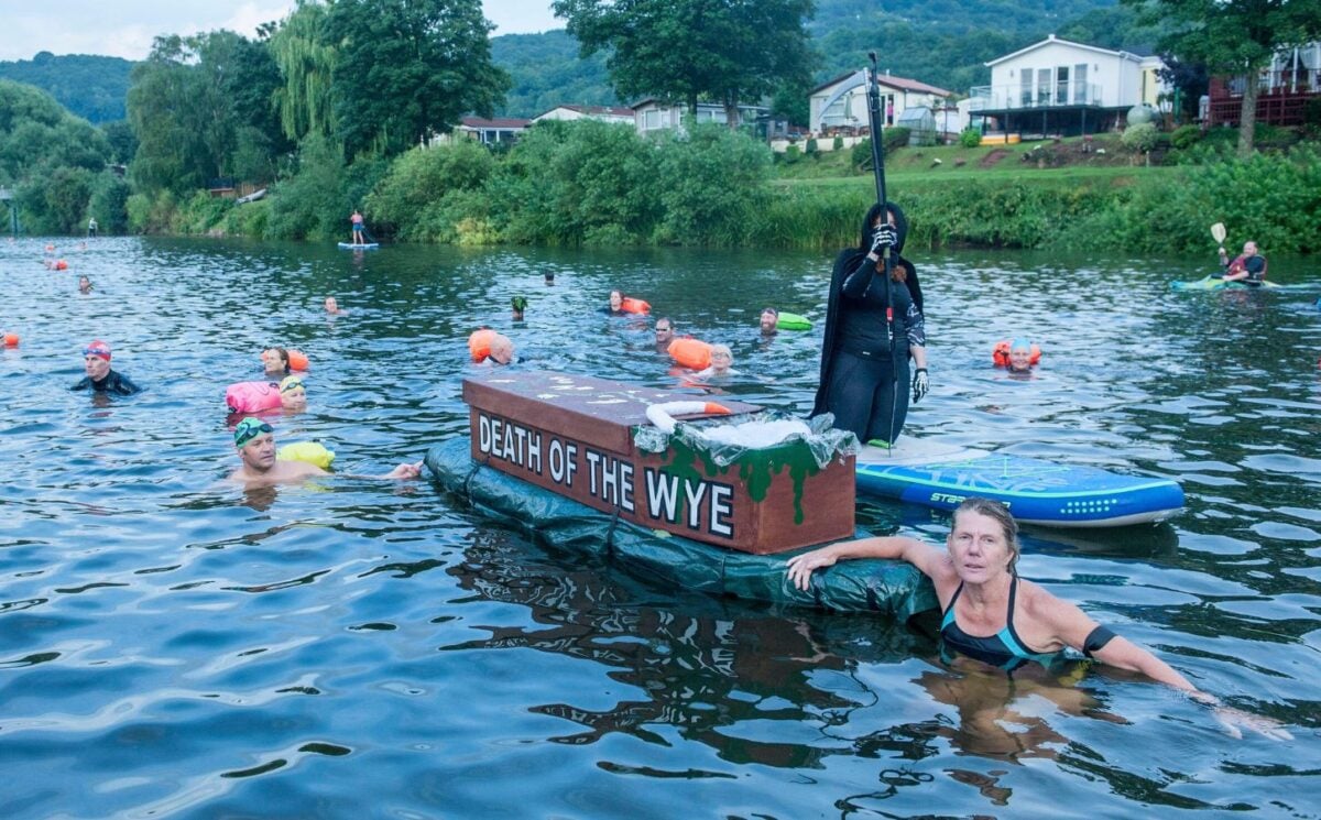 campaigners highlight River Wye pollution