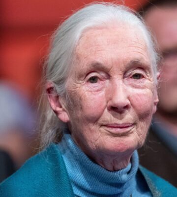 Environmental campaigner Jane Goodall