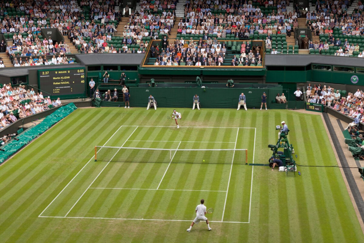 Wimbledon tennis court