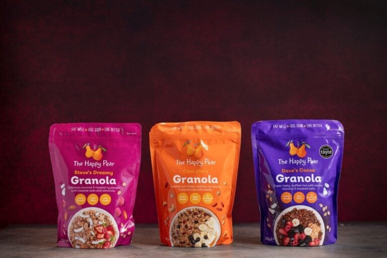 The Happy Pear's range of vegan granola