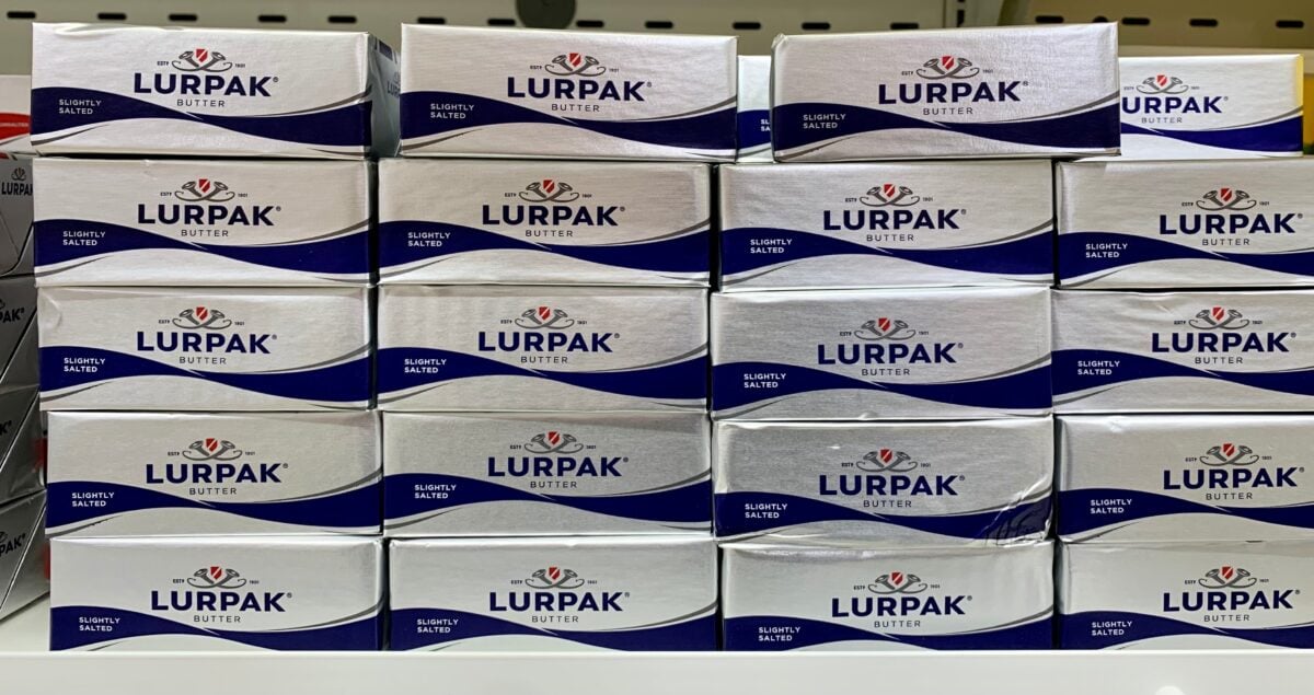 A collection of Lurpak butters