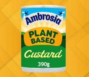 Vegan custard from Ambrosia - named Ambrosia Plant Based