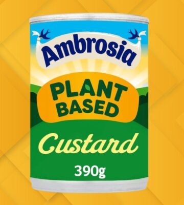 Vegan custard from Ambrosia - named Ambrosia Plant Based