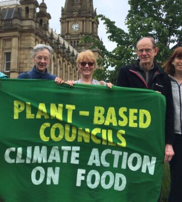 Activists from Plant Based Councils in West Yorkshire