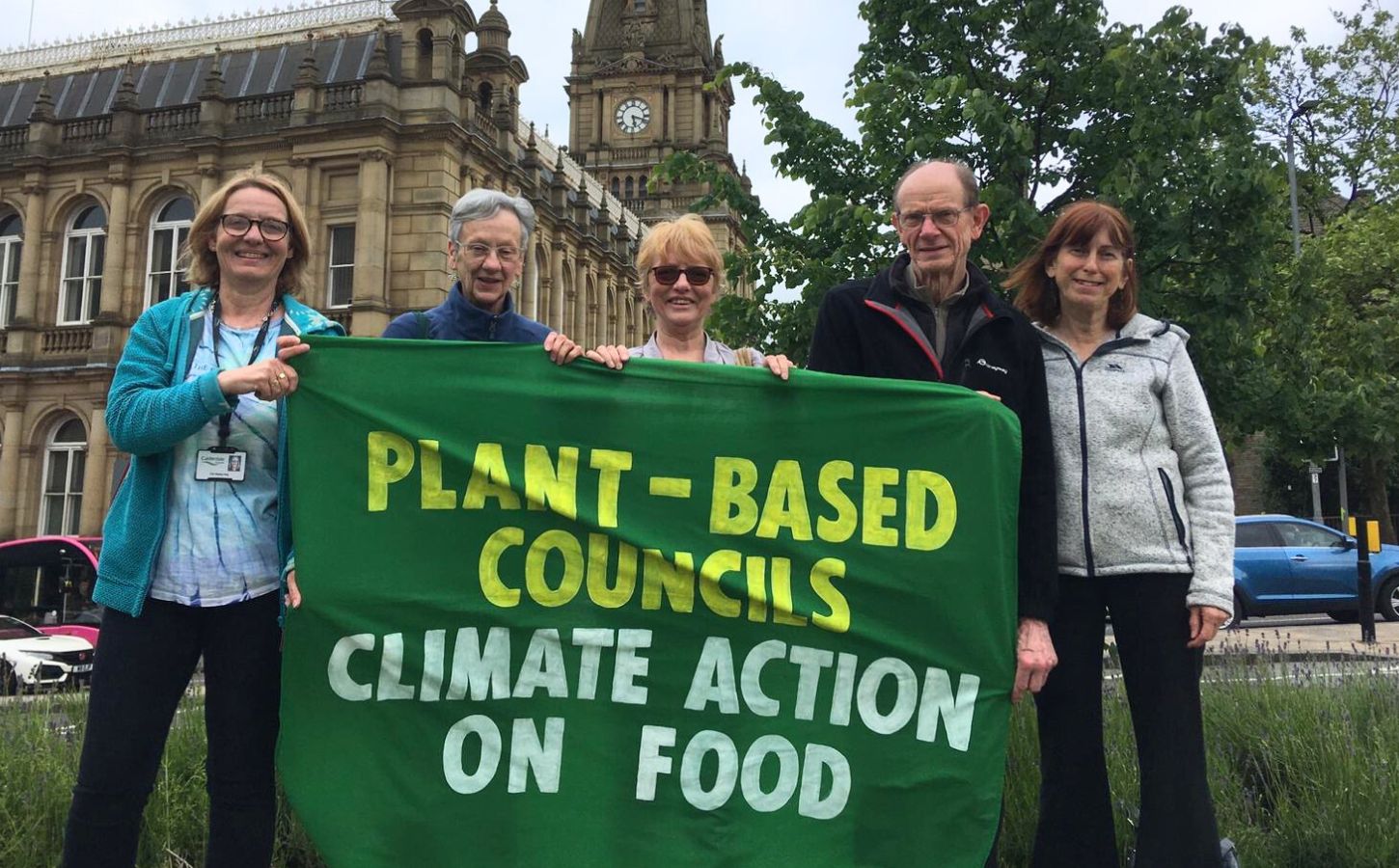 Activists from Plant Based Councils in West Yorkshire